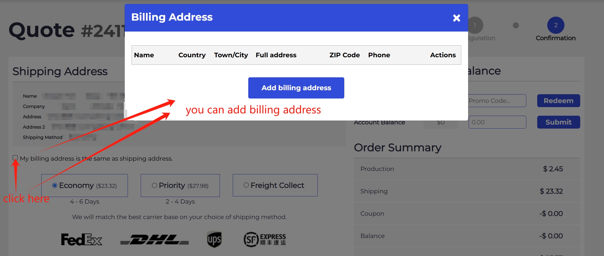 3dspro_squote Benutzerhandbuch_Rechnungsadressenverwaltung
